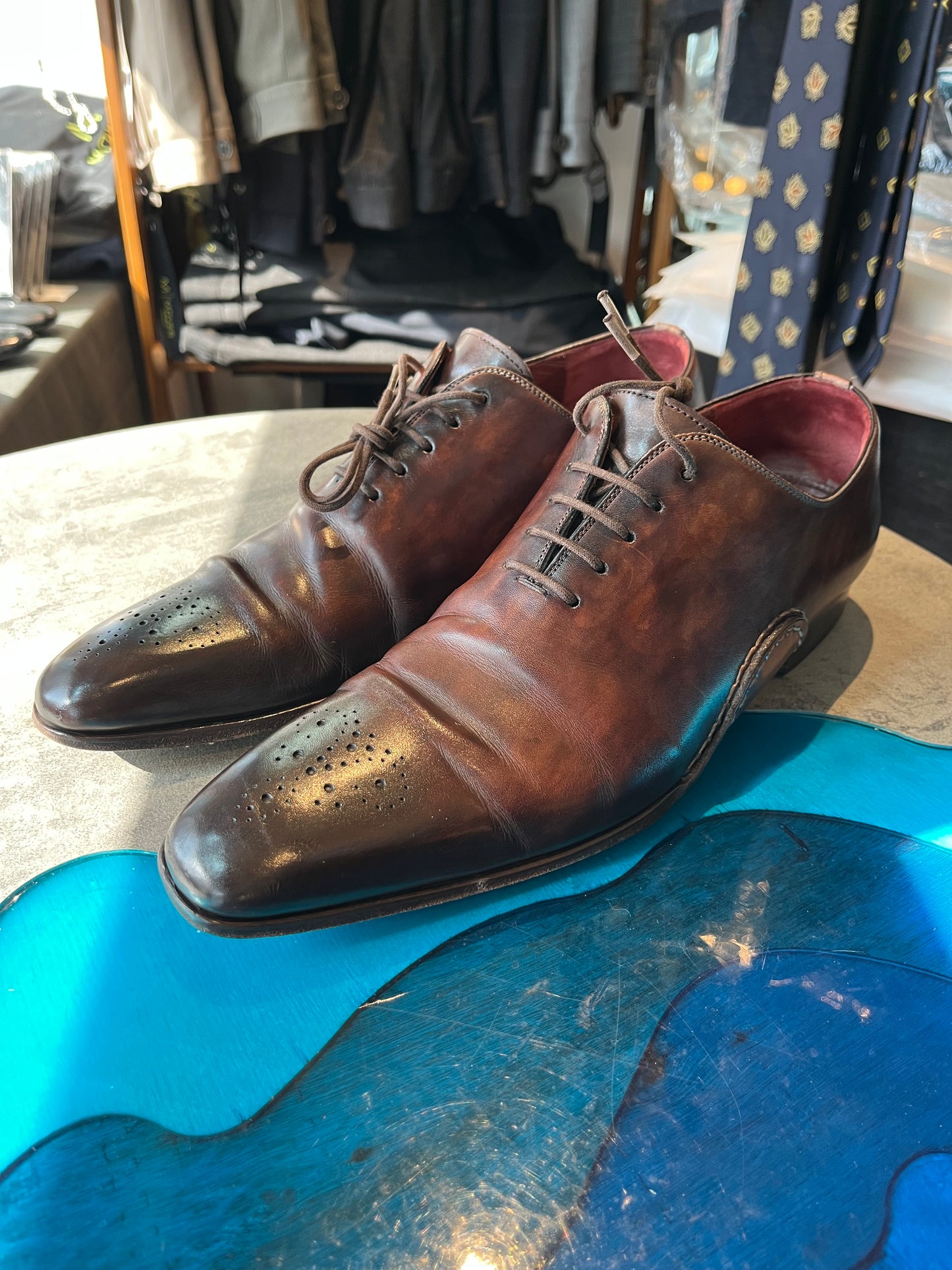 Magnanni brown shoe Size 41
